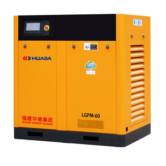 
 Промышленный винтовой воздушный компрессор с супер интеллектуальным управлением, 45 квт, 60 л.с., специфический двигатель  