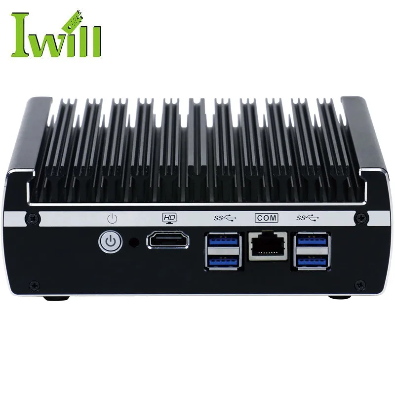 Iwill Technology IBOX-501 N13 firewall micro fanless industrial pc with multiple lan