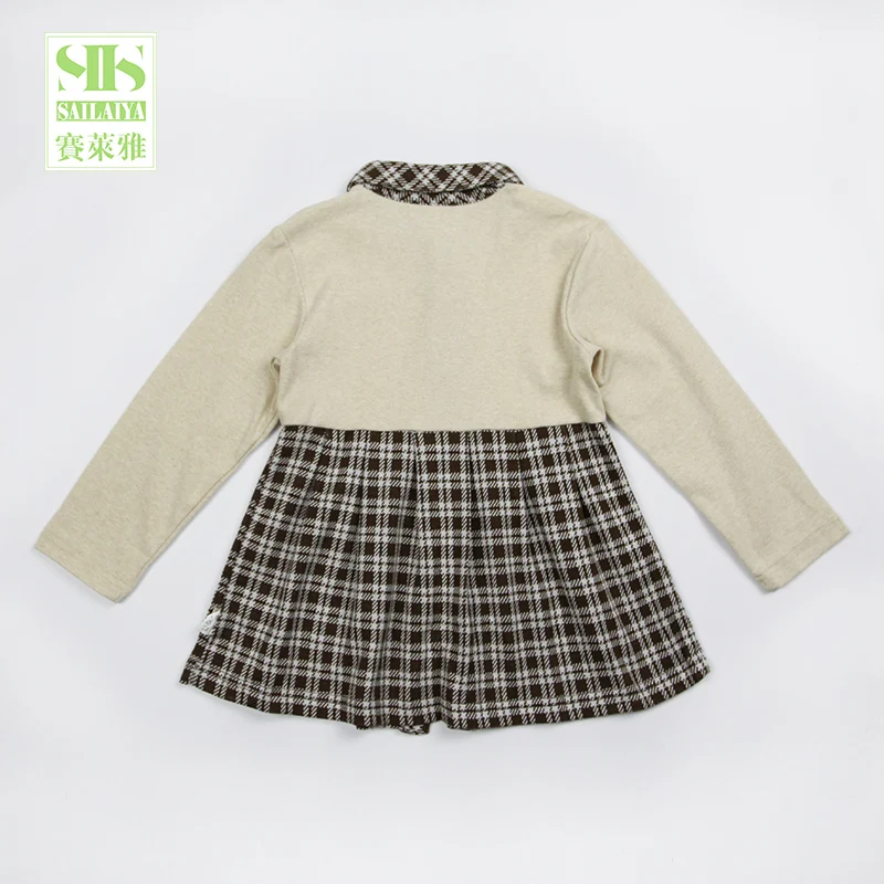 
hot sale long sleeve baby plaid t-shirt cotton clothes baby garments 