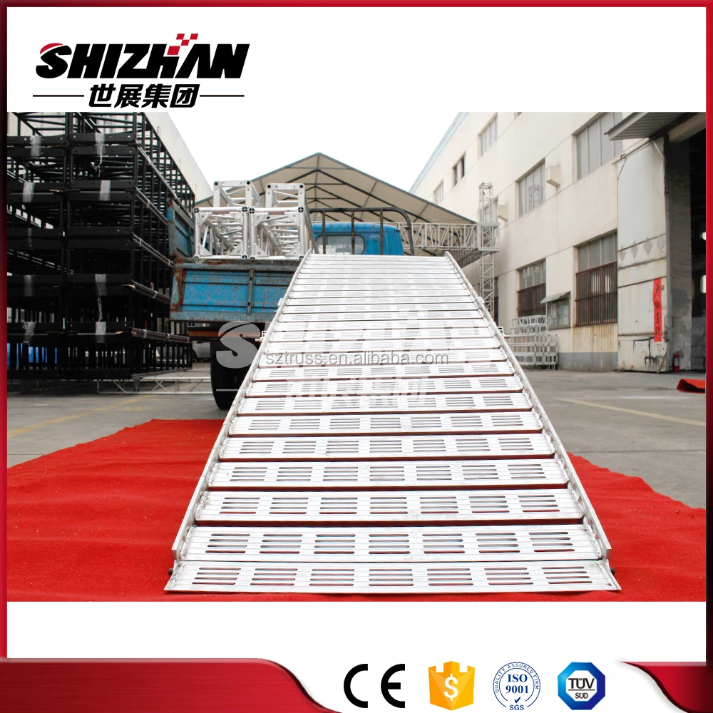 Легко использовать алюминиевые atv рамп/мобильные рампы двор/складной автомобиль рампы