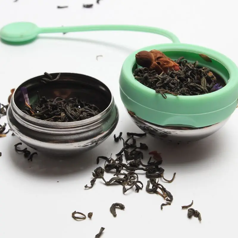 Hot Sale 304 Stainless Steel and Silicone Loose Leaf Tea Ball Infuser