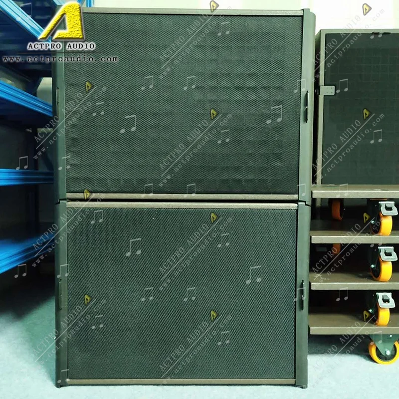 KR208 subwoofer passive with amplifier and  Speaker cable