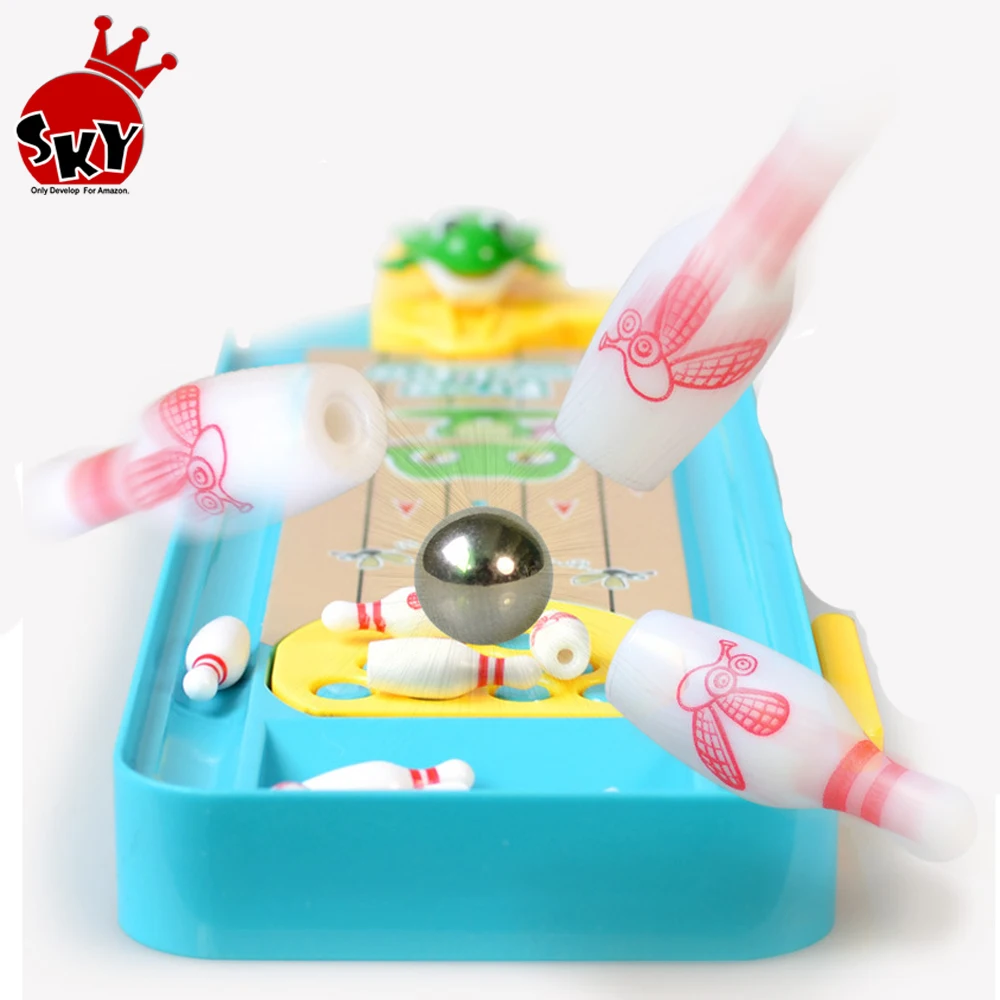 Новогодний подарок, шарик для боулинга MiniFrog, игрушки, детская настольная интерактивная игра для родителей и детей, новейшая обучающая игрушка, пусковая площадка