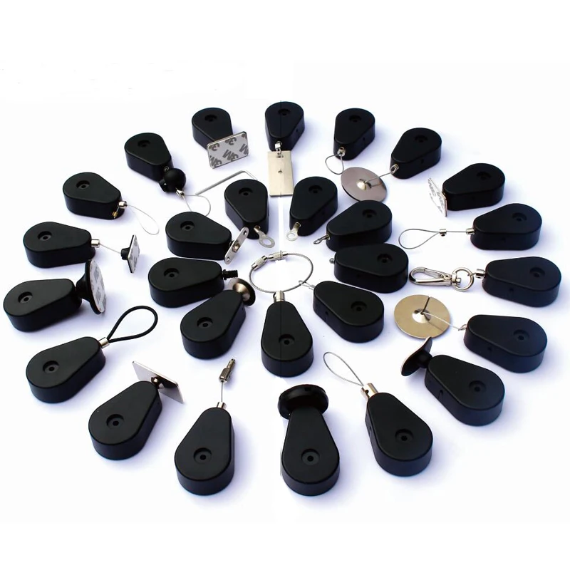 2021 New Round Shape mini Retractable Anti Theft Pullbox for jewelry display