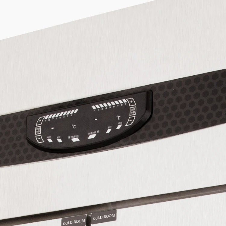 Professional 6 door vertical kitchen meat freezer