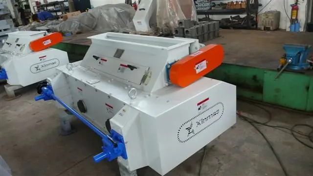 Pellet feed roller crumble machine SSLG15X100 with CE
