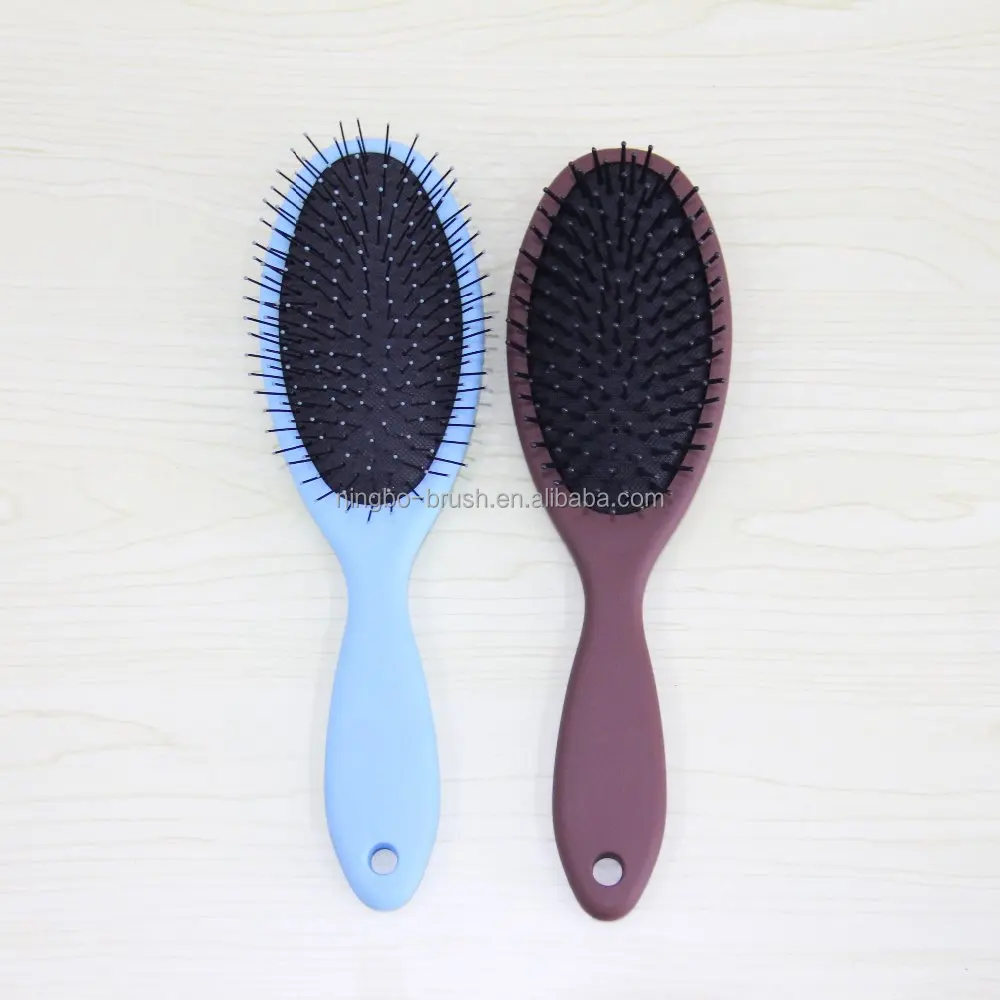 
professional plastic tangle detangling hairbrush hair comb brush wholesale 