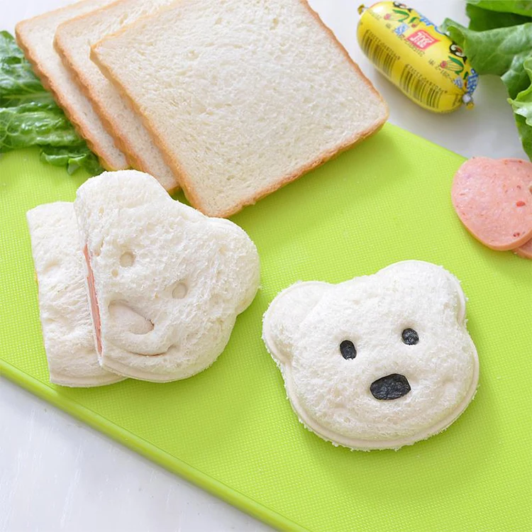 Plastic Bear Sandwich Crust Cutter DIY Bread Mold