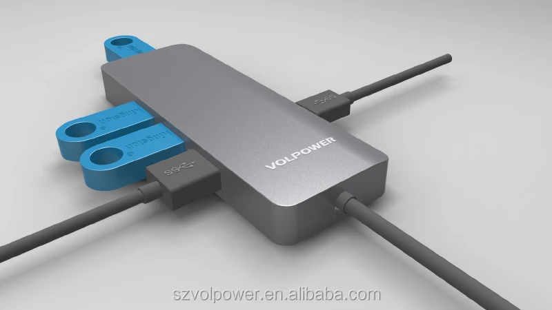 2016 Новых частных в лучшей цене VP-H01 Type-C портативный ноутбук концентратор Тип C usb 3.0 хаб 4 порта