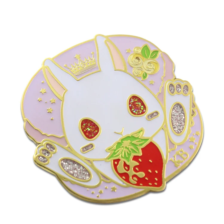 Custom metal enamel logo emblem badge fashion pin badge