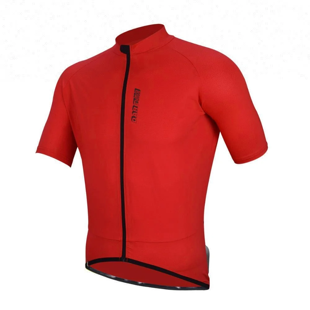 Soft cycling jersey new fabric cycling tops bike training jersey