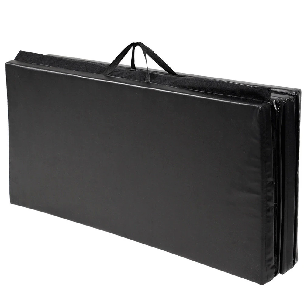 Extra thick tumbling exercise martcial arts folding gymnastics mat with handles