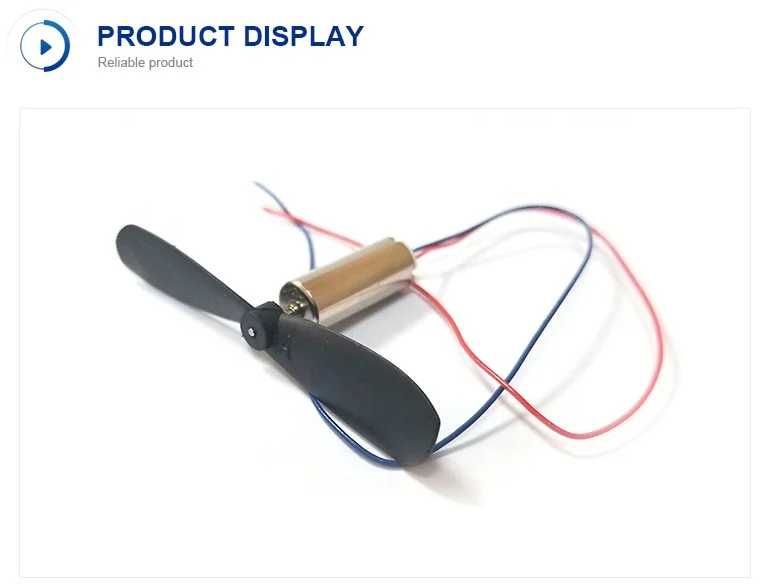 JL-0615 Подгонянный Мощный 6 мм небольшой DIY самолет coreless мотор с пропеллером