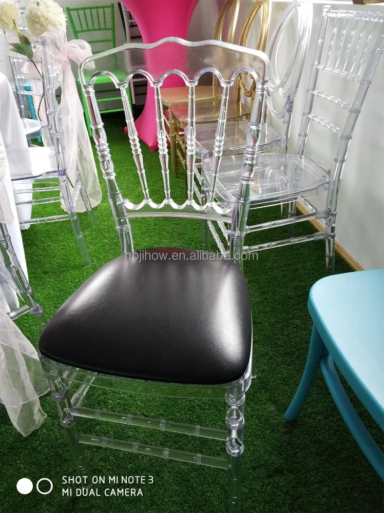 wholesale polycarbonate acrylic resin clear napoleon chair