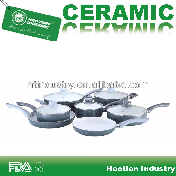 12 шт керамическое покрытие набор посуды