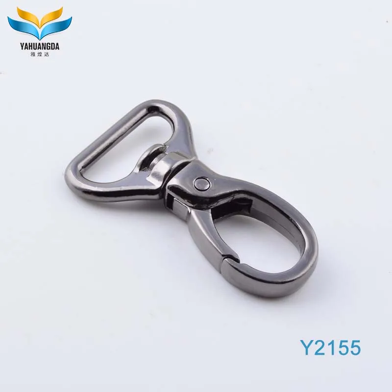 Fashion decoration zinc alloy handbag key chain handle swivel hooks