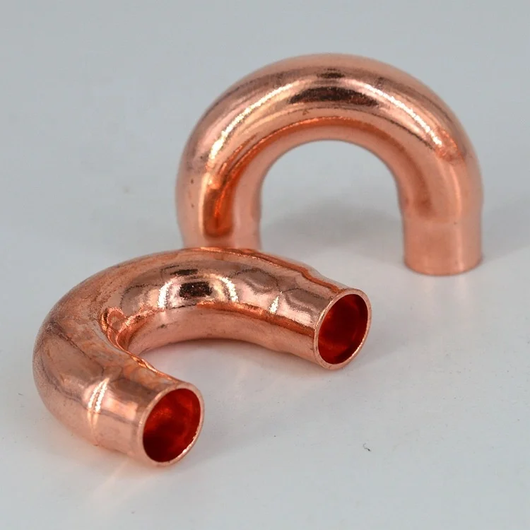 Factory Manufactured Refrigeration Copper Tube Fittings U Shape Elbow
