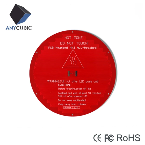 Reprap MK3 heatbed hearth mk2b MK2A for 3d printer use
