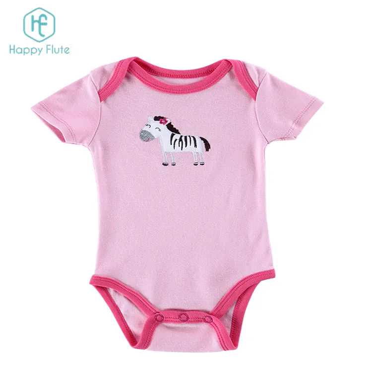 Ребенок Горячая 2018 органический хлопок Лето Короткие без рукавов Детские ползунки Onesie