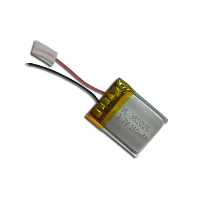 3.7v 110mah Lithium Polymer Battery Pack with Protection Circuit 0.4Wh Lipo Battery