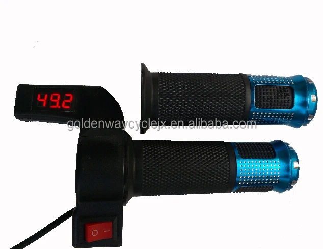 e bike parts throttle for electric motor with LCD screen battery indictor and on off switch