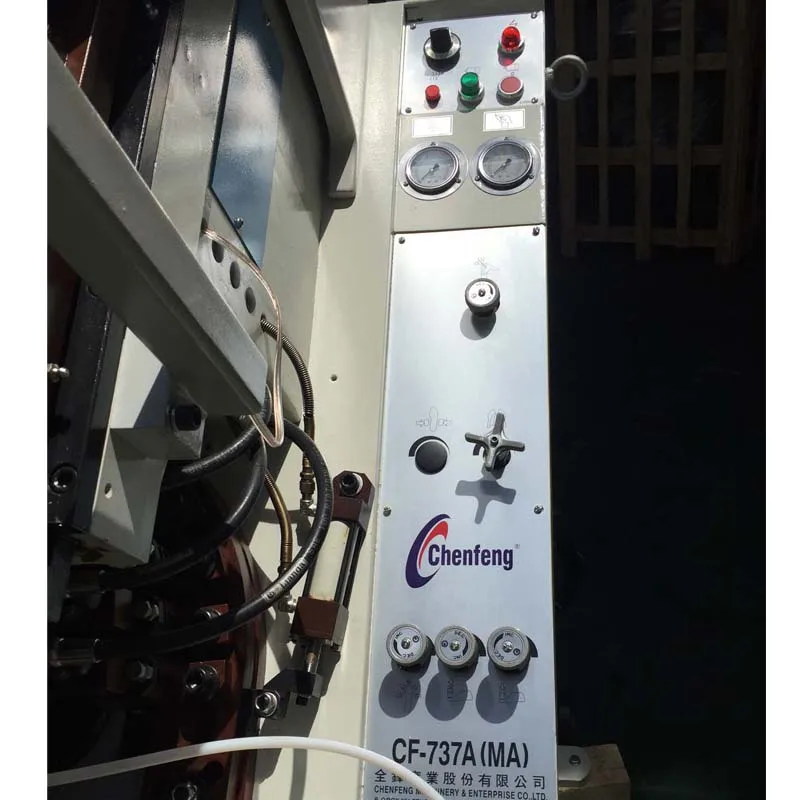 
9 pincer thermoplastic leather toe lasting Chenfeng shoe making machine CF-737MA 