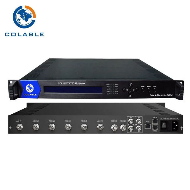 6-канальный тюнер IP/ASI цифровой DVB-S2 ТВ мультиплексор COL5282T