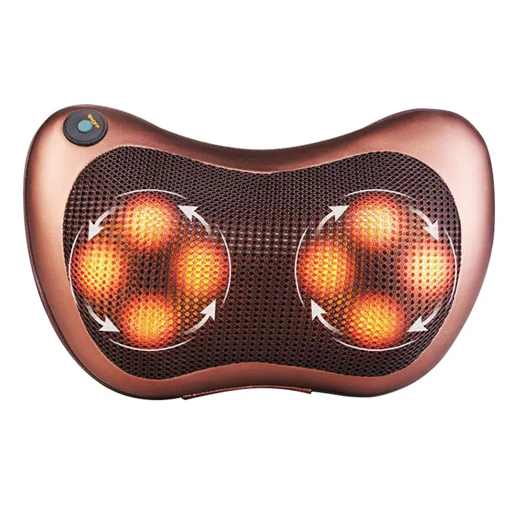 Newest style electric Car Seat Massage pillow Heated Seat neck massager