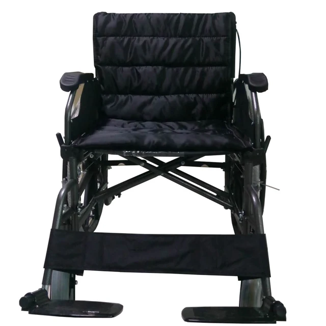 New extra wide wheelchair and thick seat pad manual wheelchair
