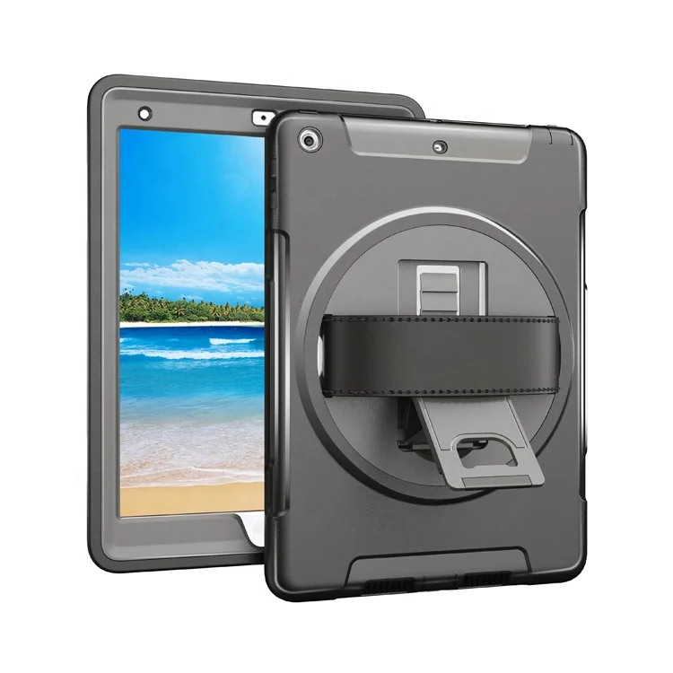 Best Protective Smart Durable TPU Rotate Stand Case for iPad 9.7 2017 2018