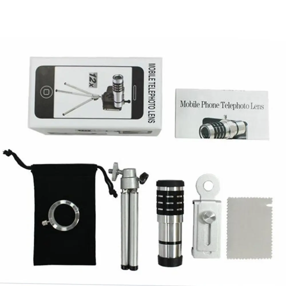 best selling products 2019 in usa 12x Telephoto Manual Focus Telescope Phone Camera Lens