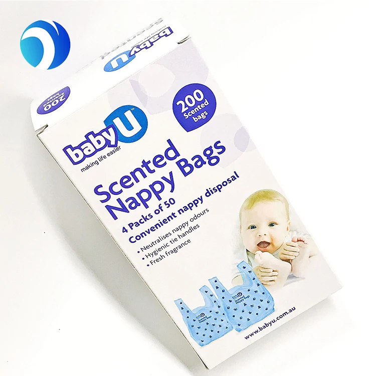 T-shirt biodegradable bag  nappy plastic carrier bag HDPE plastic scented plastic bag