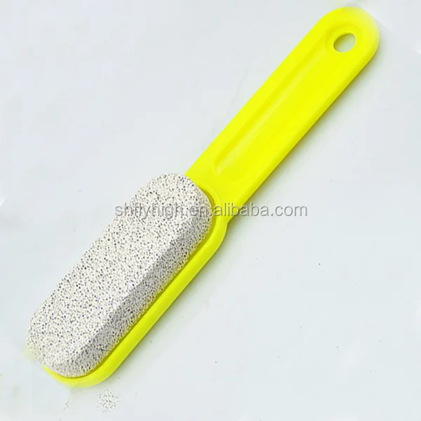 pumice stone with plastic handle