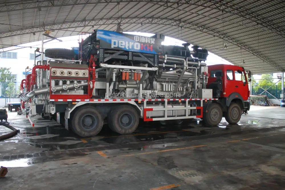 2800 frac truck for API crude oil cracking dehydrogenation development well drilling exploratory well extraction