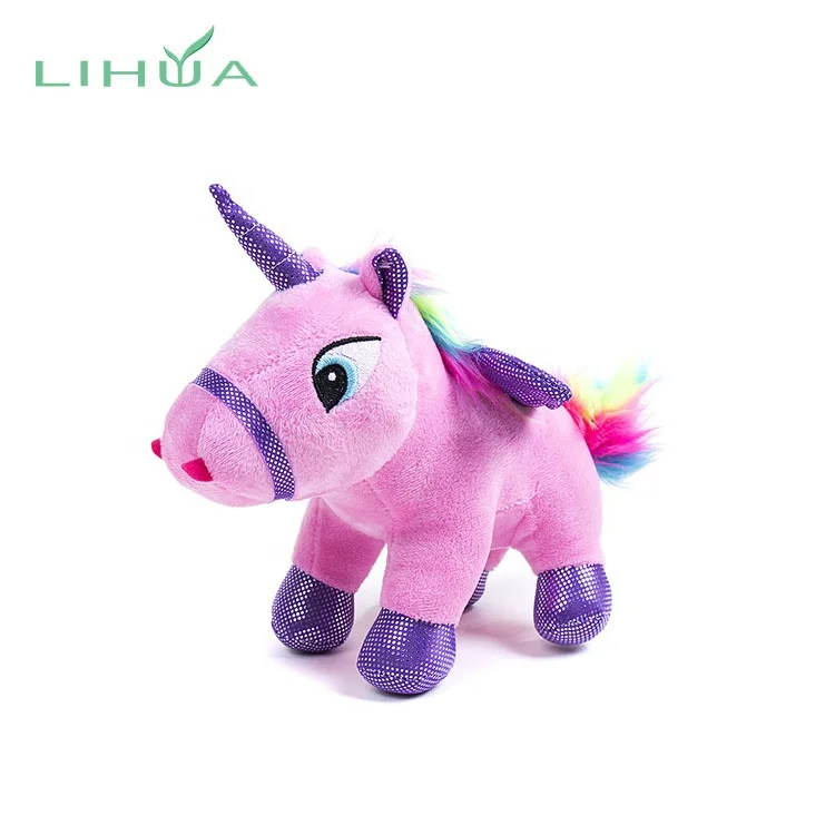 Customized Lovely Soft Handmade Red Baby Horse Toy Doll