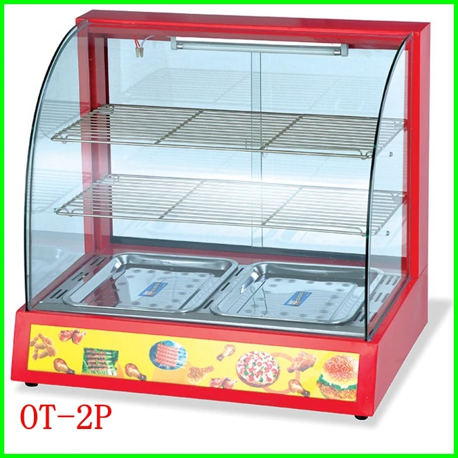 Kitchen Equipment For Restaurant With Best Price Buffet Stainless Steel Food Warmer Glass Showcase(OT-6P)