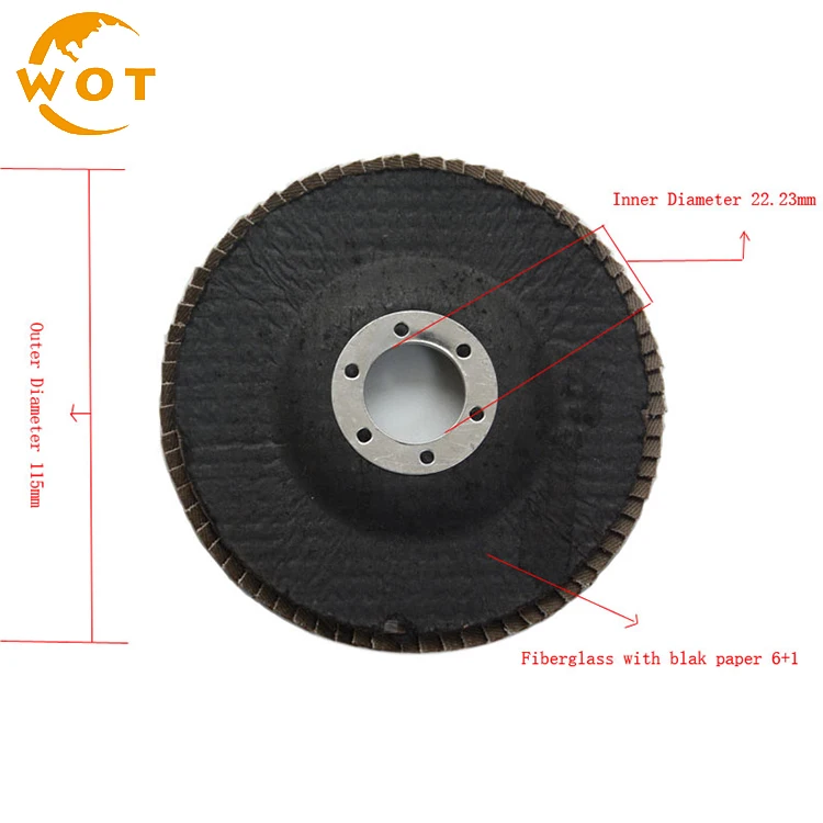 4.5 дюймов прочность кальцинированный оксид алюминия машины абразивный диск щитка