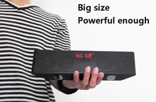 Big power output HIFI portable wireless bluetooth Speaker, Stereo Soundbar TF FM radio subwoofer column for computer player