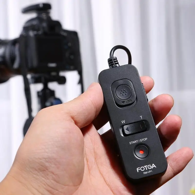 Бесплатная доставка FOTGA RM-VPR1 A-5100 A-7S A-5000 RM-VS1 пульт дистанционного управления спуском фотографического затвора с переключатель контроллер для