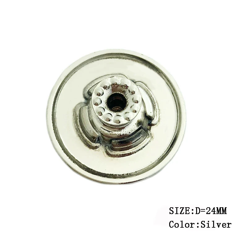 Fashion engraved brand logo custom made metal denim jeans button for garment