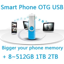 Cle Usb Flash Drive 64g 8gb 16gb 32gb Smart Phone Mobile Double Port Otg Dual Pen Driver Pendrive Memory Stick Otg Usb Stick 1TB