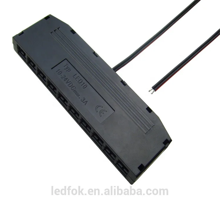 Public plug Dupont L813 mini plug L815 socket DC 12-24V 7A power connector for motion sensor LED cabinet light strip