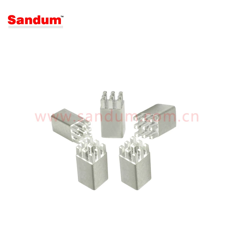 Press fit power element with connector screw full pin plate for PCB