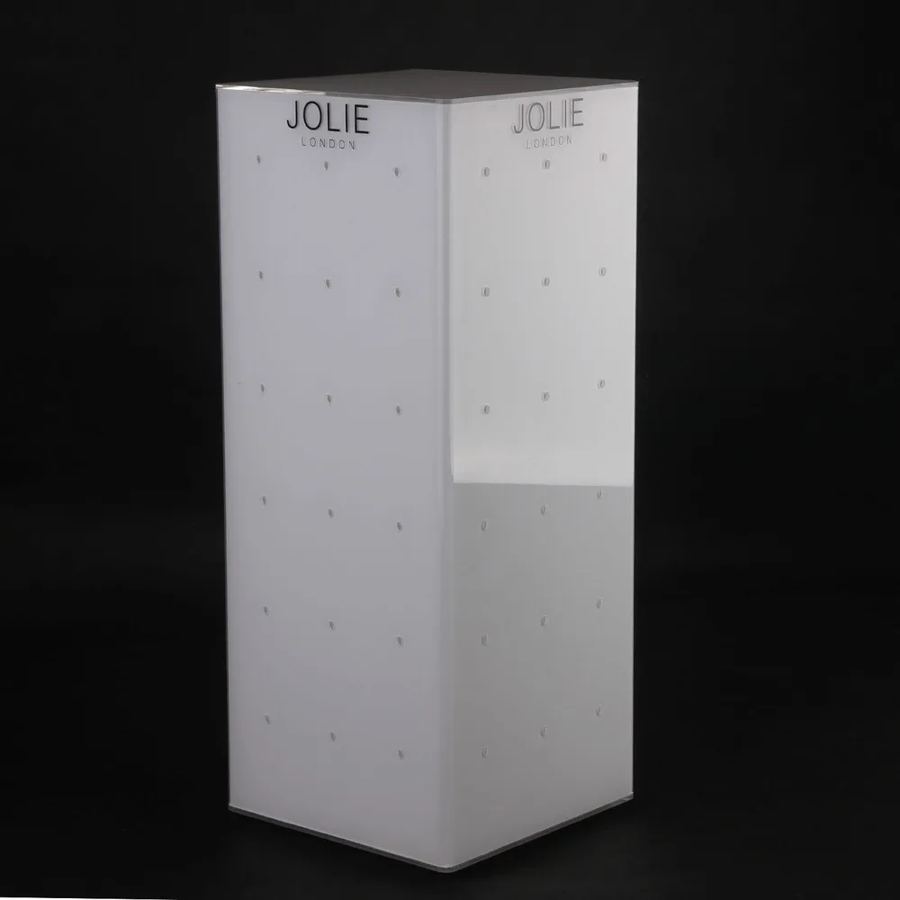 Современная акриловая вращающаяся подставка для сережек ювелирных изделий