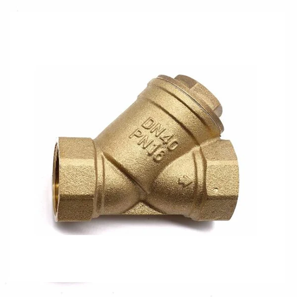 Factory Brass Water Y-Shaped Strainer Filter Valve