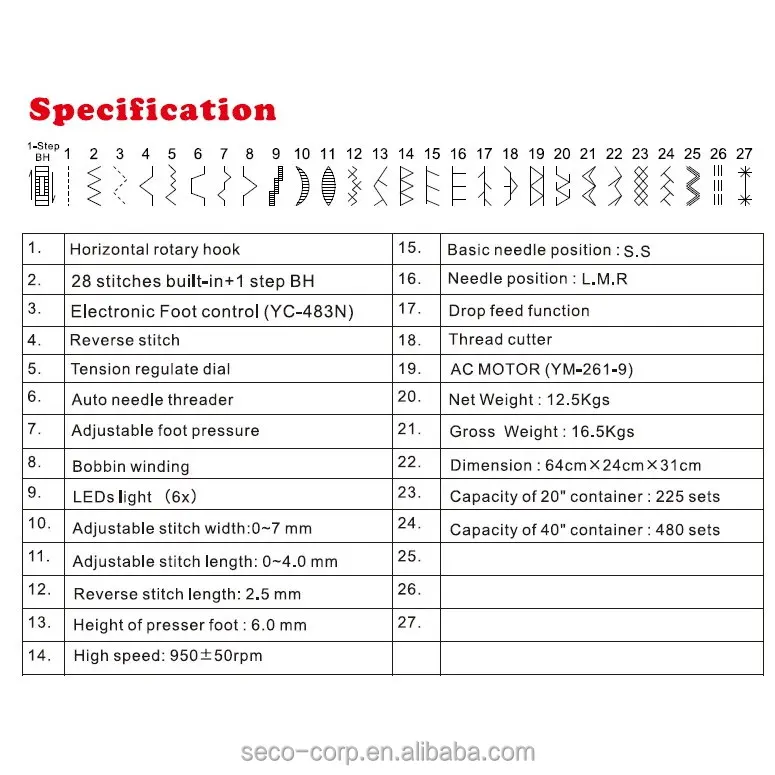 SE-1000 HOT SALE OEM DOMESTIC LONG ARM QUILTING SEWING MACHINE