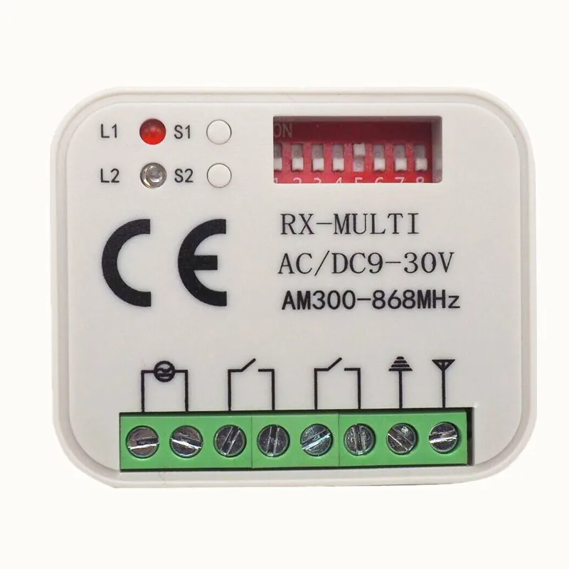 hcs301 rolling code chip remote controller 300-868mhz