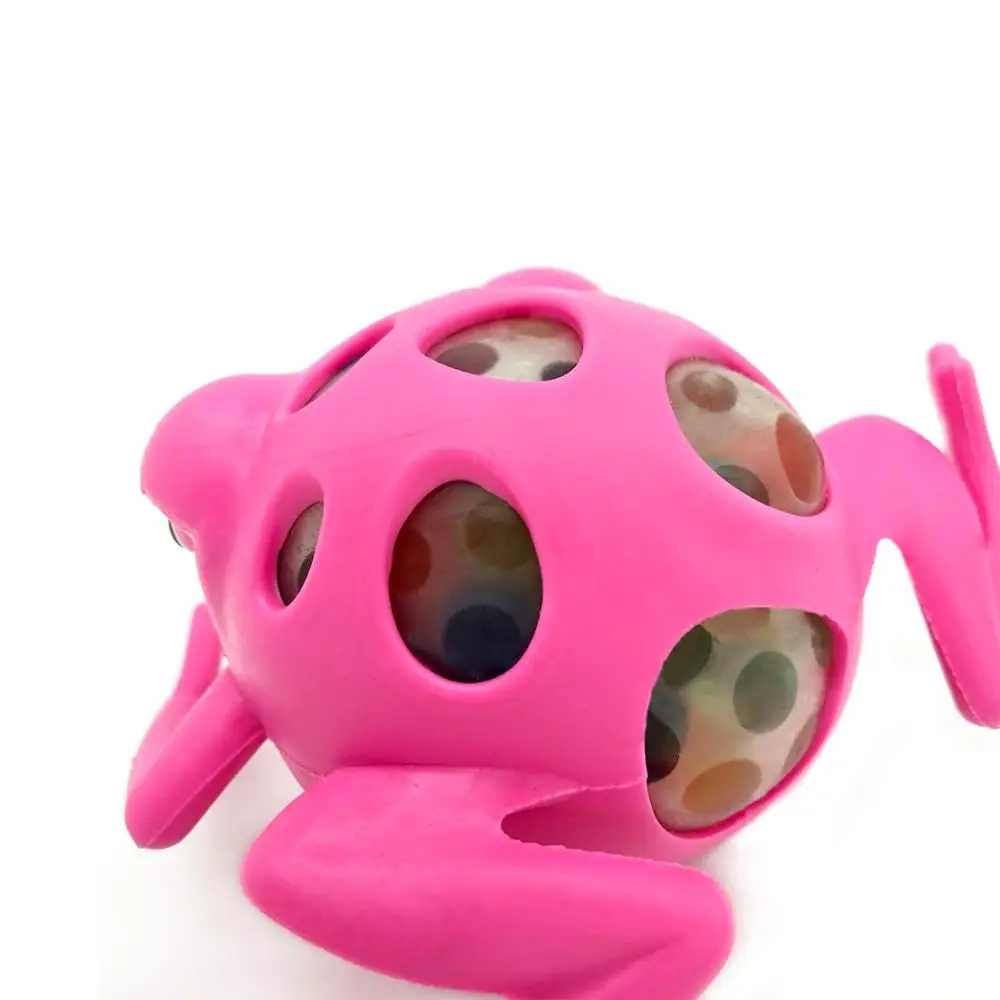 Anti Stress Squishy Multicolored Hand Exercise DNA Frog Ball Slime Toys for Kids  Animal Stress Ball ADHD Fidget Toys