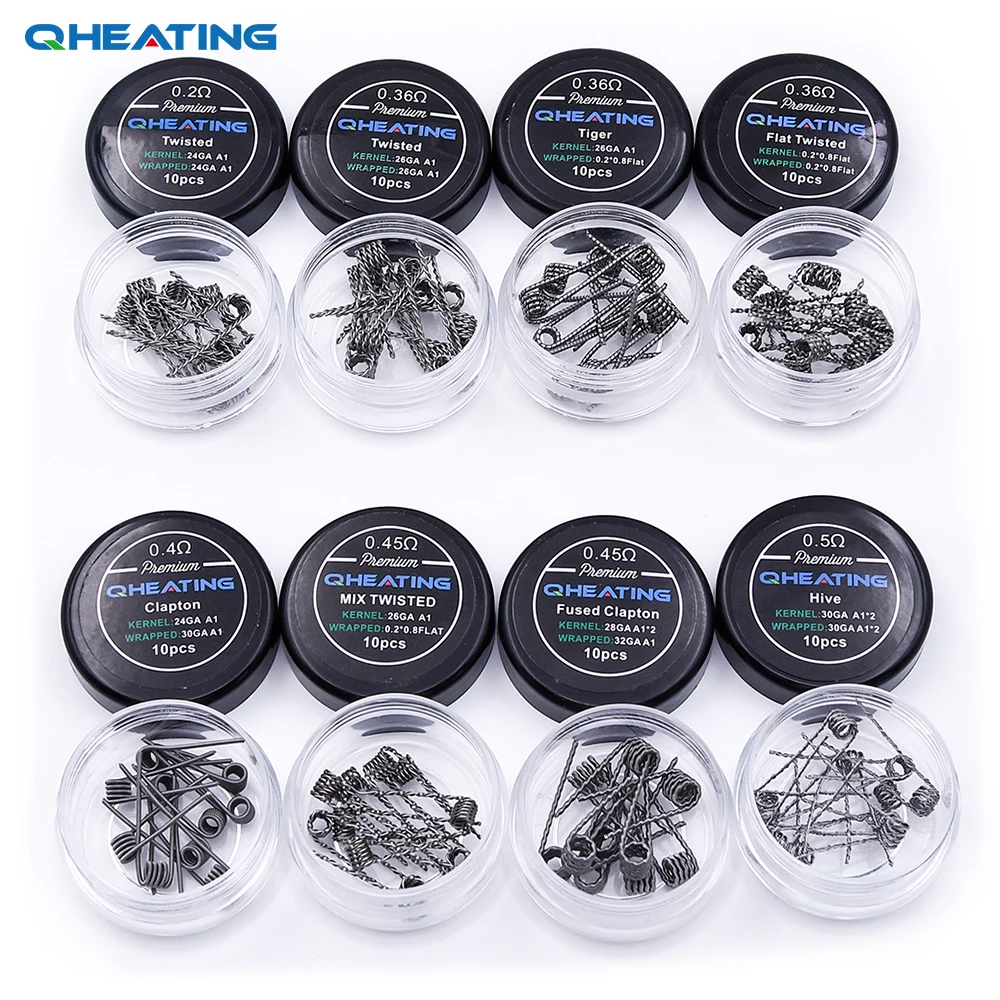 
Hot selling vapor DIY wire tube Quad clapton wire 28ga*4 ecig coil Quad wire 