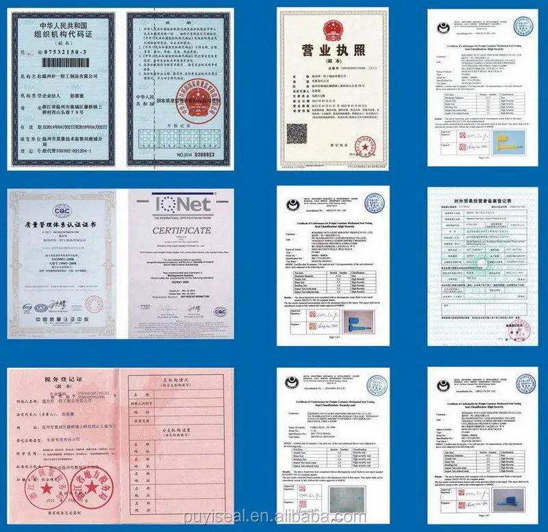 high quality container security seal locks for Truck Container and Tank Container Cable Seal